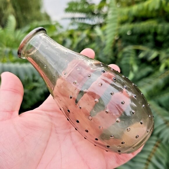 Hobnail Glass Bud Vases Set Of 3,  MCM Vintage 5.50” - Picture 11 of 16